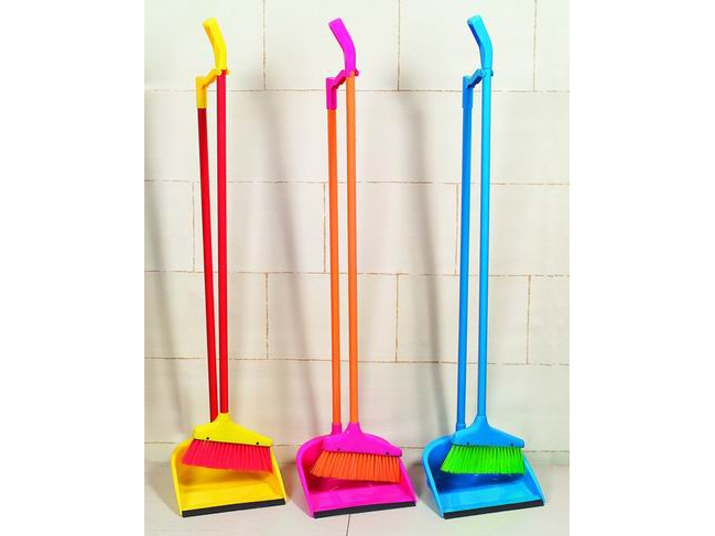 Dustpan with broom
