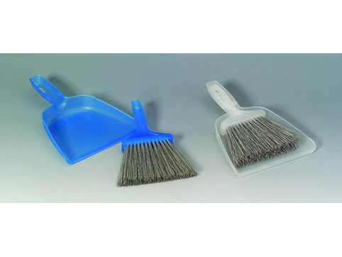 Dustpan with brush