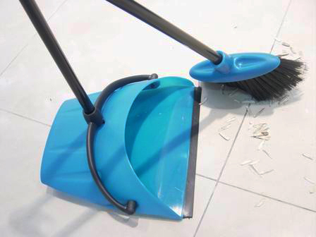 Dustpan with broom