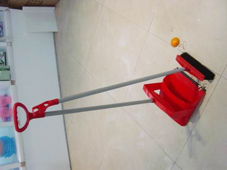 Dustpan with broom