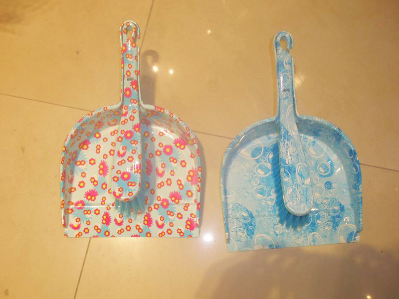 Dustpan with broom